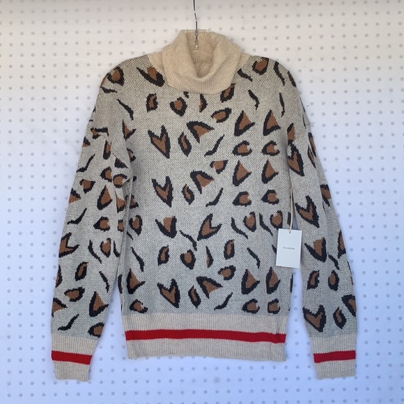 REVOLVE Tularosa Jungle Sweater in Leopard - Picture 6 of 9